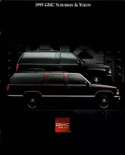 1995 GMC Suburban & Yukon SL SLE SLT Deluxe Dealer Sales Brochure