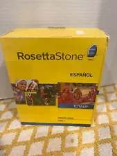 OPEN BOX ROSETTA STONE TOTALE SPANISH LEVEL 1