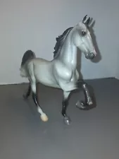 Reeves Breyer Gray Horse with Black Mane & Black & White Tail