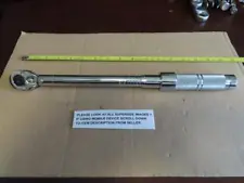 PROTO 6066CX 3/8" DR INCH POUND & NM TORQUE WRENCH 100 lbs to1000 LBS CLEAN