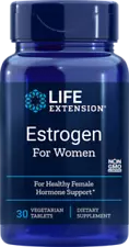 TWO PACK SUPER SALE Life Extension Estrogen For Women 30 veg tabs SAVE $7