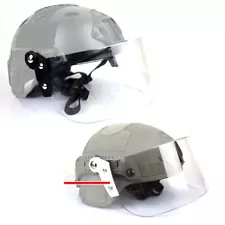 Tactical Paintball Anti riot Face Shield Lens Mask Goggles for Mich FAST Helmet