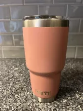 Yeti Rambler Vacuum Insulated Tumbler with Lid - 30oz-Sandstone Pink