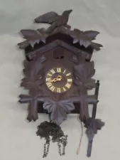 Vintage Schatz 8 Day Black Forest Cuckoo Clock Parts Or Restoration