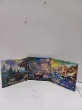 Bundle Of 3 Thomas Kinkade Painter Of Light Disney Prints