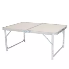 90 x 60 x 70cm Home Use Aluminum Alloy Folding Table White Hot sale High quality