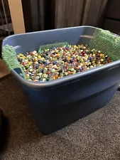 3LB Bag Of Vintage Marbles From The Mega Tote!! Ton Of Variety/Sizes/Style Bulk