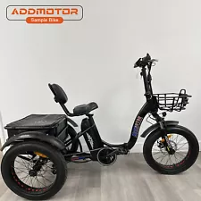 ADDMOTOR Used M-330F Electric Trike Foldable E-Tricycle Rear Motor for Adults