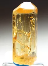 GLISTENING GLOWING GEM CLEAR IMPERIAL TOPAZ CRYSTAL!!! ZAMBIA THUMBNAIL