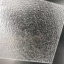 Hexagonal Acrylic Sheet 2pcs Textured Plexiglass 3mm Thick for DIY Craft Project