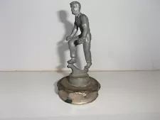 Antique radiator cap with man figure