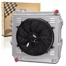 3-ROW Aluminum Radiator+Shroud Fan For 1988-1995 Toyota Pickup 4 Runner 3.0L