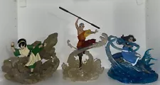 Diamond Select Avatar The Last Airbender statues Aang, Katara and Toph