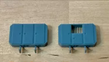 2 Tool Cabinet Cab Guards for Semi Trucks Headache Rack HO 1:87 Resin 3D Printed