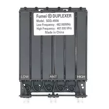 Fumei UHF 400-470MHz 30W Duplexer for Radio Repeater with Preseted Low Frequency