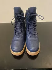 Nike SF Air Force 1 Navy Gum - Size 10