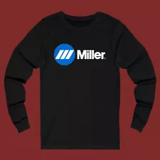 Miller Welding Equipment Long Sleeve Black T-shirt Size S-2XL