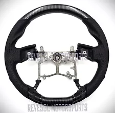 REVESOL Hydro Dip Carbon Gray Steering Wheel for 14-21 Toyota TUNDRA / TACOMA