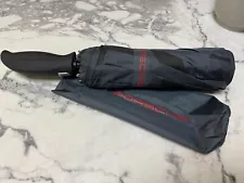 Genuine Porsche Driver's Selection Compact Folding Automatic Umbrella With Cover