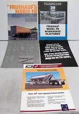 1968-1983 Fruehauf Truck Trailers Sales Brochure Set Aluminum Reefer Platforms