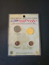 Replica Confederate Coins 1861 - Set of FOUR (4) - C.S.A. Reproduction Coins NEW