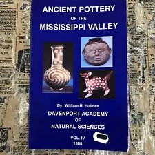 Book Ancient Pottery Mississippi Valley Caddo Holmes Native American Arrowhead