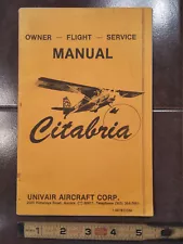 Citabria 7ECA, 7GCAA, 7GCBC, 7KAB Owner-Flight Manual