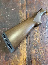 Factory Benelli M1 Super 90 12 Gauge Checkered Walnut Butt Stock W Pad.