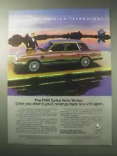 1985 Chrysler Turbo New Yorker Ad - Never Go Back