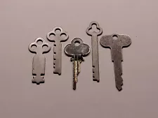 Antique National Cash Register Keys 1, 2, 3A, 5 & Reset Key 300/700 NCR!