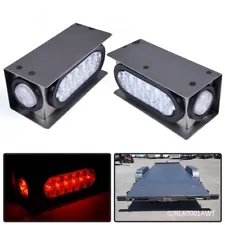 Steel Housing Box 6" Oval Tail Light 2" Marker Lights Fit For Trailer/Truck LED