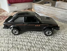 1982 Hot Wheels Ford Escort Black LOOSE