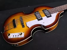 CUSTOM HOFNER CAVERN REISSUE HI-CA-PE-SB VIOLIN BEATLE BASS LaBella Flat Wounds