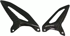 2012-2020 Ducati 899, 959, 1199, 1299 Panigale Heel Plates - 100% Carbon Fiber (For: 2014 Ducati 899 Panigale)