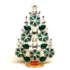 SALE 20% Christmas Tree Stand-up Decoration 22cm ~ Emerald Clear - FREE SHIPPING