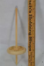 spinning yarn drop spindle 9.5" long hand made wood original