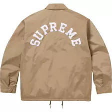 Supreme Champion Coaches Jacket Size X-Large,Tan SS24 Order Confirmed