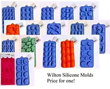 Wilton Silicone Candy Mold Mould ~ many shapes ~ Price for One!