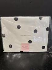 Kate Spade Meal Planner Book New Weekly Deco Dot Black White Polka Dot