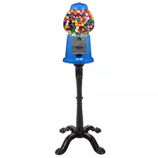 Vintage-Look Gumball Machine with Stand and Coin Bank - Nostalgic Decor 1920s...