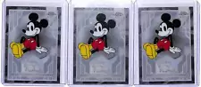 (3) Lot 2023 Topps Chrome Disney 100 Mickey Mouse #1