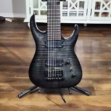 Agile Interceptor Pro 828 Flame Black 8 string guitar