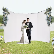 Photography Backdrop Stand+White Cloth Kit For Photo Studio Background Decor