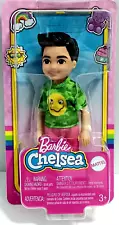 Barbie Club Chelsea Boy Doll EMOJI Black Hair Brown Eyes Mattel New