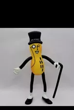 Vintage Planters Mr. Peanut Bendable Figure 1991 With Original Russ Sticker