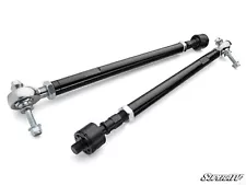 SuperATV Heavy Duty Steel Bar Tie Rod Kit for Polaris RZR XP Turbo (2017+)