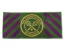 Wimbledon Towel - Approximately 20" x 9"