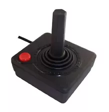 2600 Joystick Controller For Atari Vintage Black Very Good