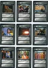 Star Trek CCG Voyager Starter Cards Are Nr-Mint. Drop Down Box Sale.