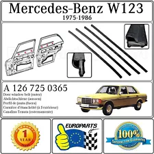 Mercedes Benz W123 Window Scraper Brush Belt Seal Set 4pieces (For: Mercedes-Benz)